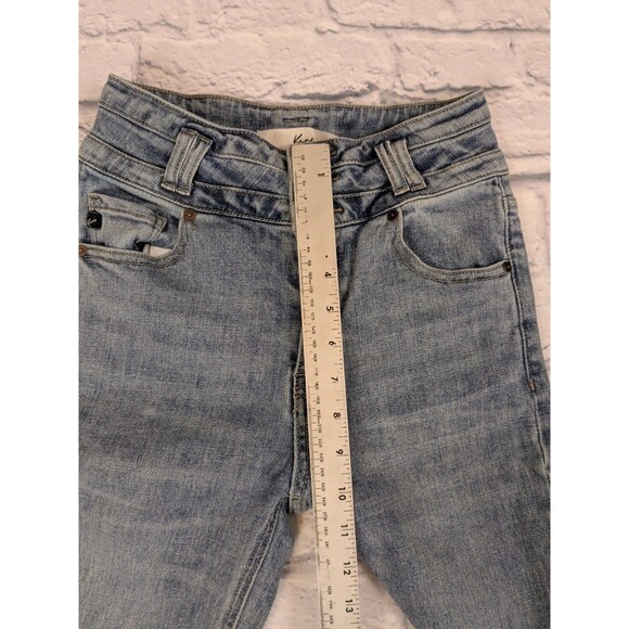 KanCan High Rise Button Fly Distressed Skinny Jeans Size 1 - Picture 7 of 8